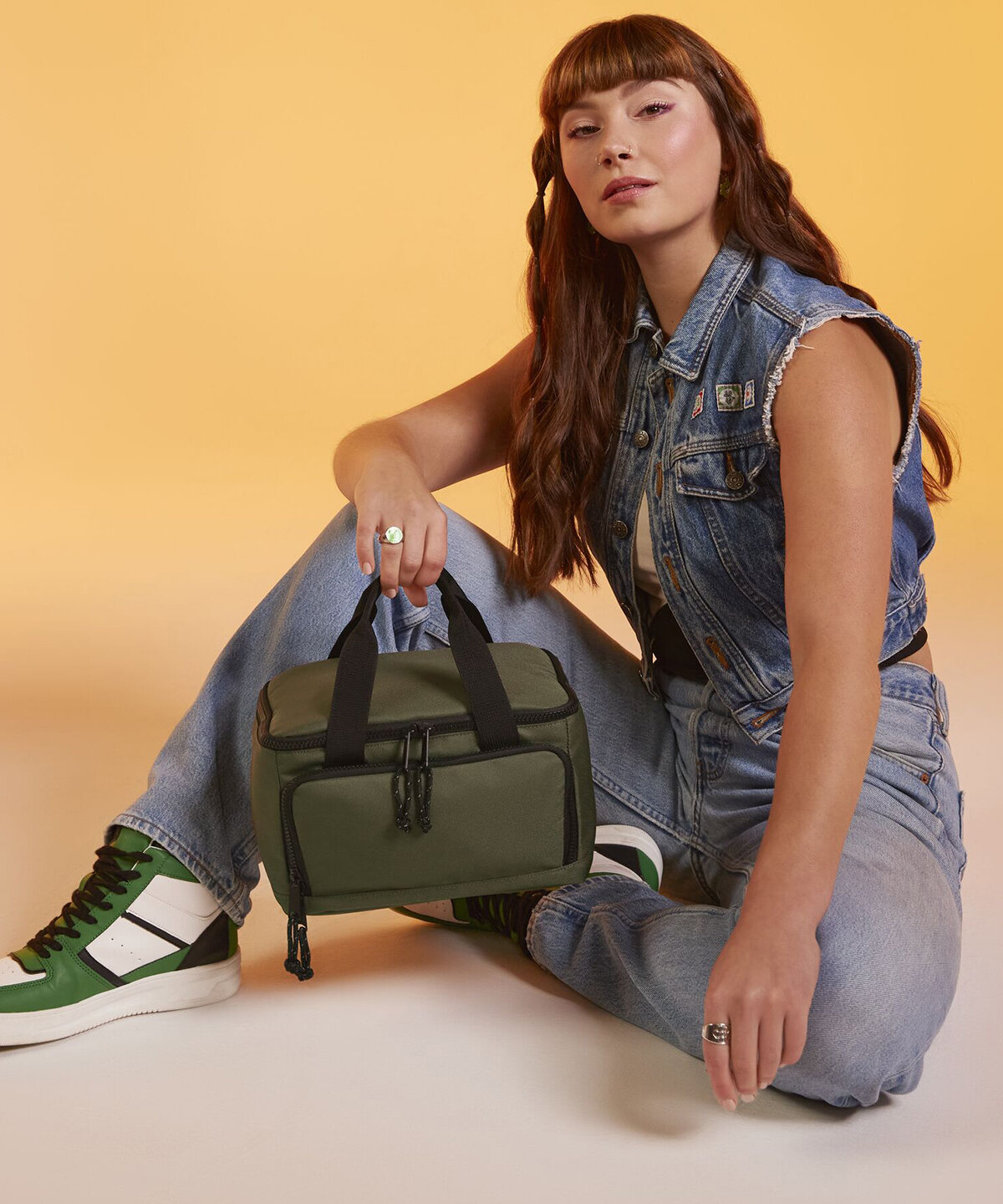 Recycled mini cooler bag