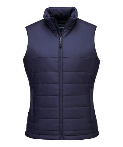 Women's professional insulated baffle gilet (S607)