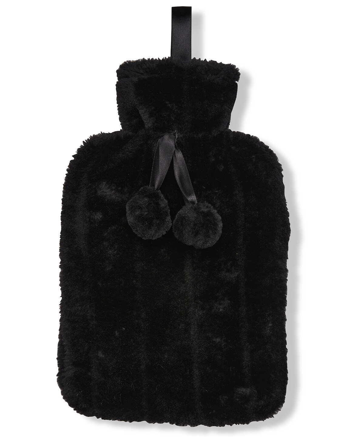 Luxury classic faux fur hot water bottle and cover