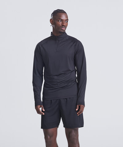 Lightweight active 1/4-zip