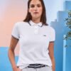 Women's classic fit tipped polo