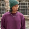 Oversized cuffed beanie