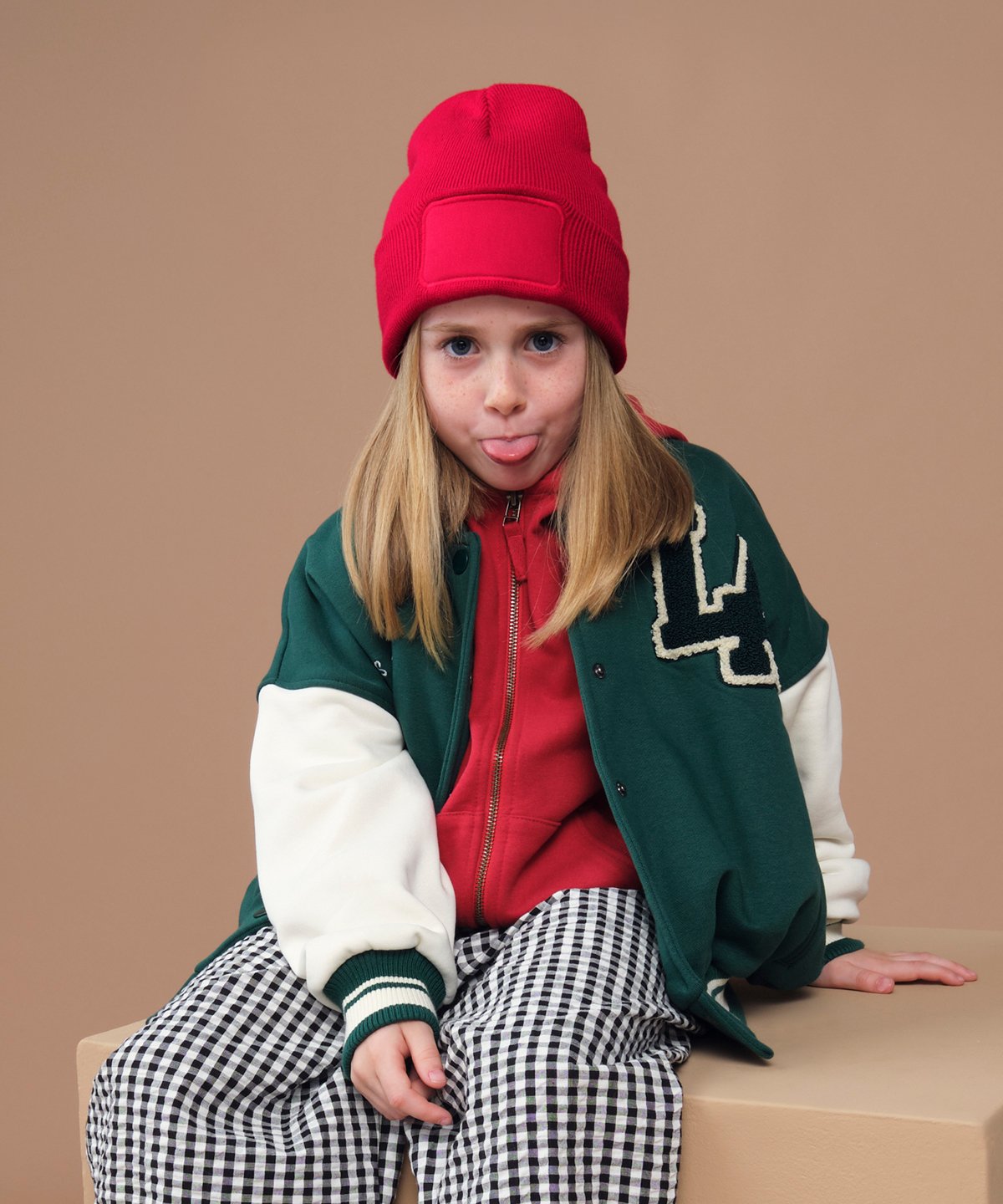 Kids original patch beanie
