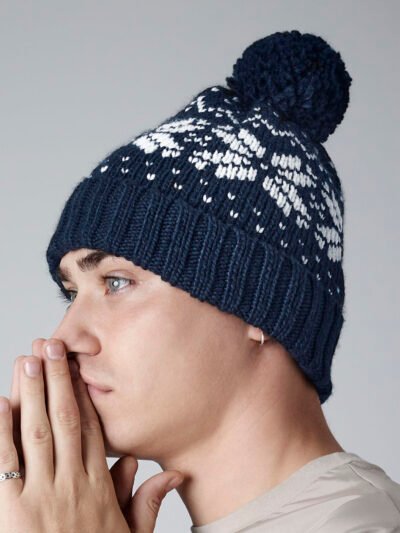 Fair Isle snowstar® beanie