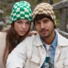 Checkerboard beanie