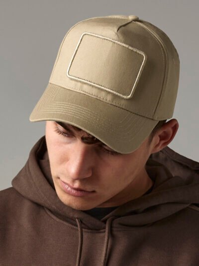 Removable patch 5-panel cap