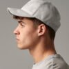 Faux suede 6-panel cap