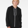 Unisex polycotton fleece full-zip hoodie