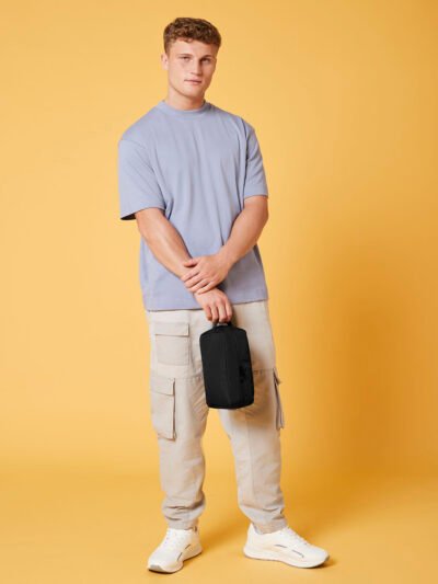 Recycled essentials wash bag