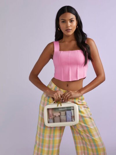 Boutique clear window travel case