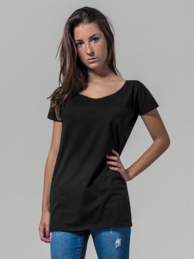 Women's wide neck tee