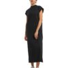 Women’s long extended shoulder dress