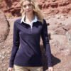 Women's long sleeve plain rugby shirt