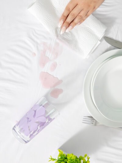Wipe clean tablecloth