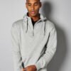 Regular fit 1/4 zip hoodie