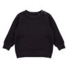 Crew neck sweatshirt with shoulder poppers