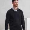 'Essential' acrylic v-neck sweater