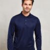 Long sleeve Coolchecker® piqué polo