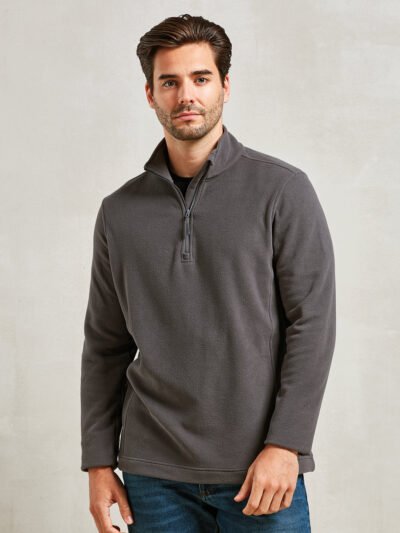 Unisex ‘Recyclight’ 1/4 zip microfleece