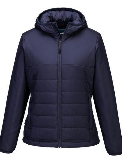 Women's professional hooded insulated baffle jacket (S613)