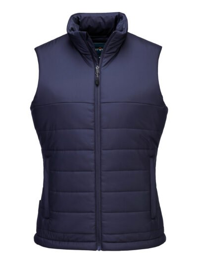 Women's professional insulated baffle gilet (S607)