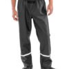 Prism PU waterproof trousers with reflective bands and recycled backing
