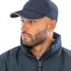Herringbone cap with sandwich peak