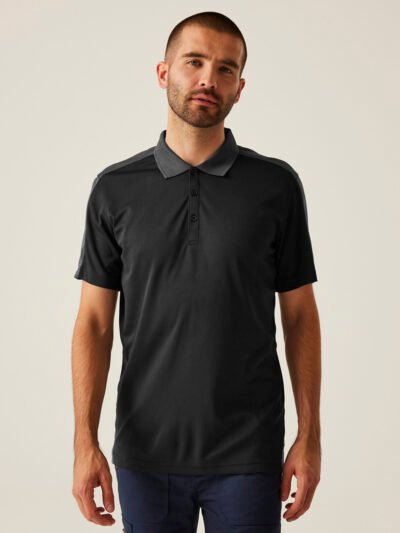Contrast wicking polo