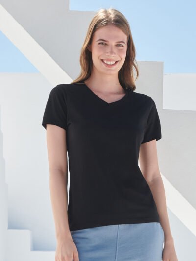 Feel good women's stretch v-neck t-shirt