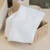 Organic guest towel with printable border
