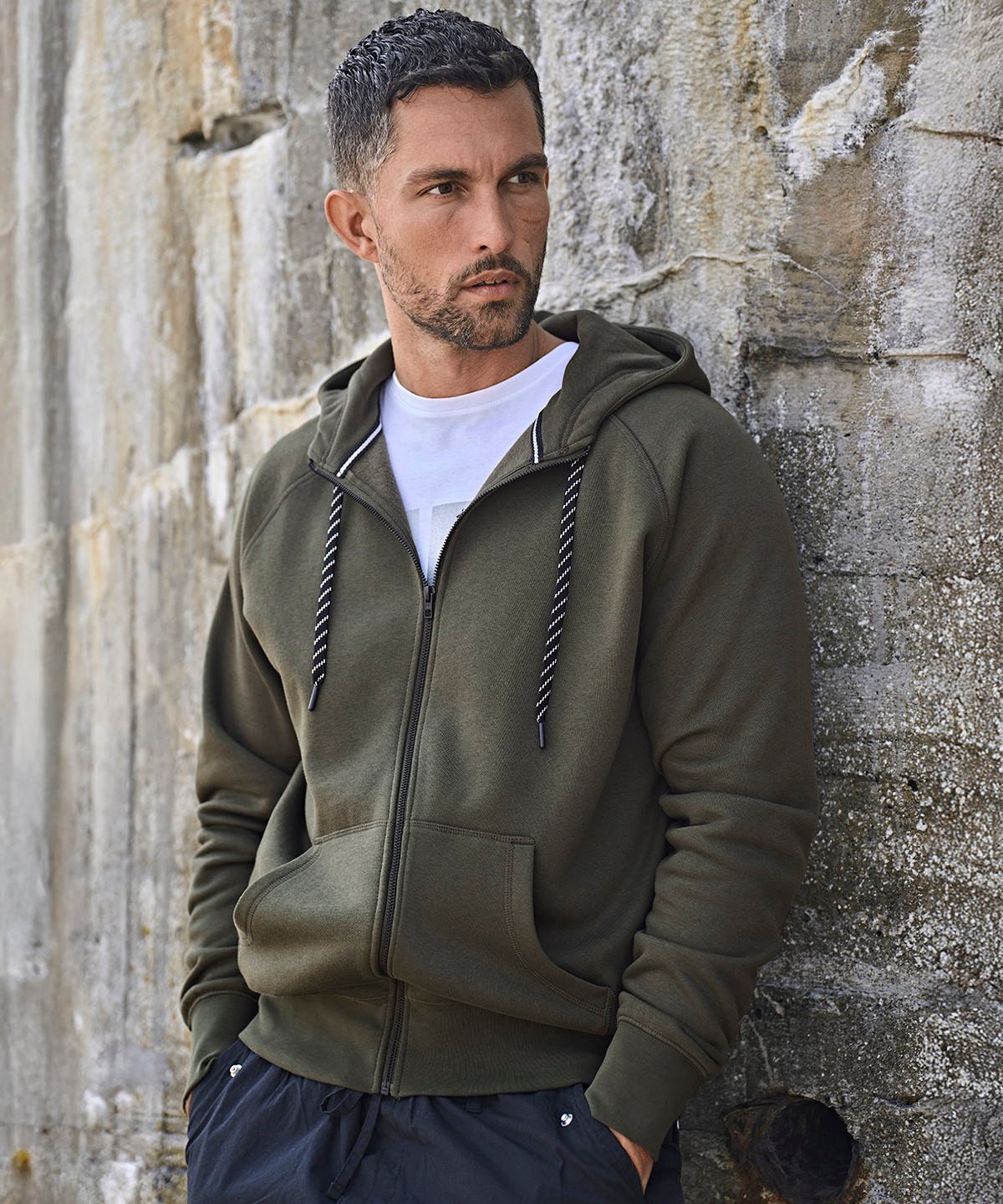 Fashion full-zip hoodie (5435)