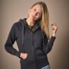 Women’s fashion full-zip hoodie (5436)