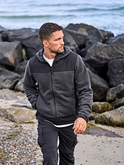 Mountain hooded fleece (9124)