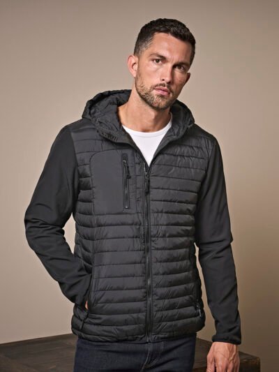 Hooded crossover jacket (9628)