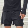 Double-layer sports shorts