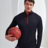 TriDri® long sleeve performance ¼ zip