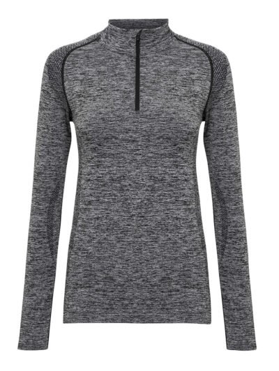 Women's TriDri® seamless '3D fit' multi-sport performance zip top