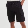 Men’s drawstring cargo utility shorts