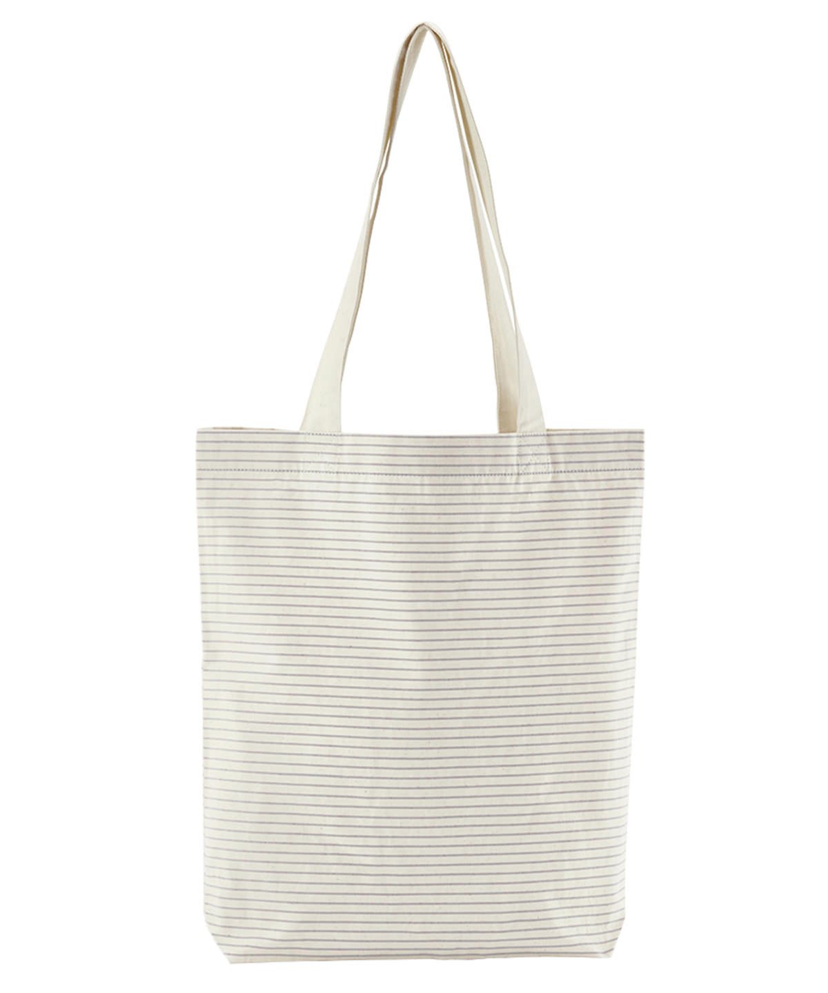 Striped organic cotton tote