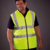 Hi-vis reversible fleece bodywarmer (HV008F)