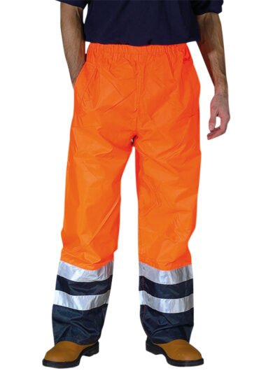 Hi-vis waterproof overtrousers (HVS463)
