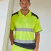 Hi-vis two-tone polo shirt (HVJ220)