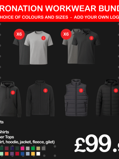 King's Coronation Workwear Bundle (Embroidered)